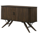 Wes - 2 Door Sideboard Buffet Storage Cabinet - Walnut by HouseOfZazla