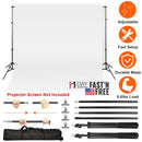 Photography Backdrop Stand 6.5x10ft Adjustable Heavy Duty