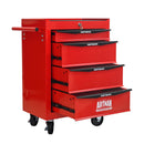 Rolling Metal Tool Chest With Drawers, Steel Storage Cabinet With Ball Bearing Slides by HouseOfZazla