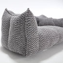 Comfortable Dual Beanbag Chair With High Resilience Foam Core For 2 People by HouseOfZazla