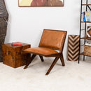 Colin - Lounge Chair - Brown / Tan by HouseOfZazla