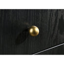 Anser - 5 Drawer Chest, Bedroom Storage Furniture - Black by HouseOfZazla
