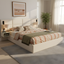 Soft, Comfortable, Luxurious Upholstered Smart Bed with Reading Light - King