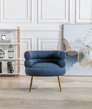 Accent Chair, leisure sofa with Golden feet