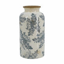 5.3x5.3x10.2" Flower Vase with Floral Pattern by HouseOfZazla