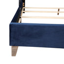 Upholstered Nailhead Trim Chic Bed by HouseOfZazla