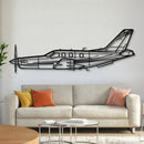 TBM 850 Metal Aircraft Wall Art - NCP0142 by Navigate Craft