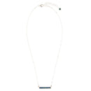 Dainty Azurite Bar Necklace