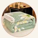 GobekUsa Cozy Milk Velvet Blanket - 3 Layer Warmth & Fluffy Weighted Blanket