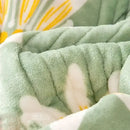 GobekUsa Cozy Milk Velvet Blanket - 3 Layer Warmth & Fluffy Weighted Blanket