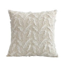 Daisy flora embroidered blue & white cushion cover living room decor by Decorbites
