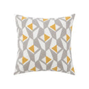 Daisy floral geometric embroidery pillowcase for living room decor by Decorbites