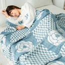 GobekUsa Double Cotton Blanket: Soft & Breathable Bed Cover