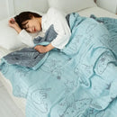 GobekUsa Double Cotton Blanket: Soft & Breathable Bed Cover