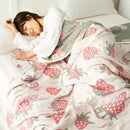 GobekUsa Double Cotton Blanket: Soft & Breathable Bed Cover