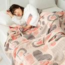 GobekUsa Double Cotton Blanket: Soft & Breathable Bed Cover