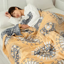 GobekUsa Double Cotton Blanket: Soft & Breathable Bed Cover