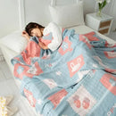 GobekUsa Double Cotton Blanket: Soft & Breathable Bed Cover