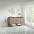 James Martin Breckenridge 60" Single Bathroom Vanity, Whitewashed Oak