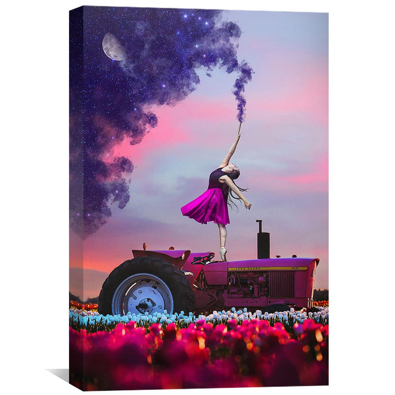 Dancing Smoke Canvas