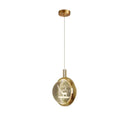 GobekUsa Dandelion Crystal Ball Chandelier LED Hanging Lamp for Bedroom and Restaurant