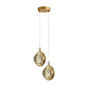 GobekUsa Dandelion Crystal Ball Chandelier LED Hanging Lamp for Bedroom and Restaurant