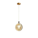 GobekUsa Dandelion Crystal Ball Chandelier LED Hanging Lamp for Bedroom and Restaurant