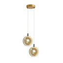 GobekUsa Dandelion Crystal Ball Chandelier LED Hanging Lamp for Bedroom and Restaurant