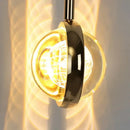 GobekUsa Dandelion Crystal Ball Chandelier LED Hanging Lamp for Bedroom and Restaurant