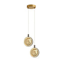 GobekUsa Dandelion Crystal Ball Chandelier LED Hanging Lamp for Bedroom and Restaurant
