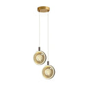 GobekUsa Dandelion Crystal Ball Chandelier LED Hanging Lamp for Bedroom and Restaurant
