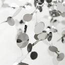 Dandelion gold & silver chrome leaf led chandelier dining room light by Decorbites