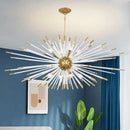 GobekUsa Dandelion Golden Ball Chandelier - Nordic Postmodern Bedroom Dining Room Decor