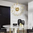 GobekUsa Dandelion Golden Ball Chandelier - Nordic Postmodern Bedroom Dining Room Decor