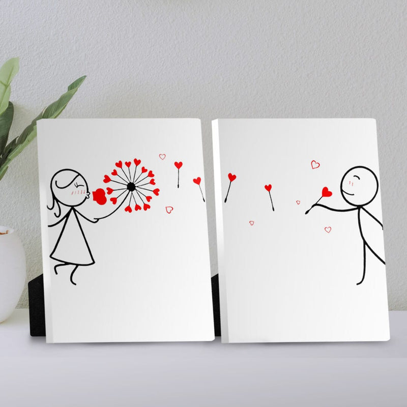 Dandelion Love Desktop Canvas