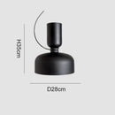Danish Art Wrought Iron Pendant Light in Black or White