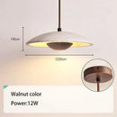 GobekUsa Cream Stone Wood Chandelier Pendant Lamp for Bedroom - Danish Style Atmospheric Lighting