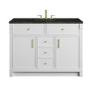 James Martin Bellshire 48" Single Bathroom Vanity, Bright White
