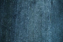 Dark Blue Hand-Knotted Solid Area Rug 2x3 - Silk Bamboo Blend