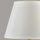 GobekUsa Dark Blue Ceramic Table Lamp with Remote Control for Bedroom and Living Room