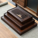 GobekUsa Bamboo Tea Tray Drainage Storage Kung Fu Tea Set Household Board
