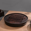 GobekUsa Bamboo Tea Tray Drainage Storage Kung Fu Tea Set Household Board