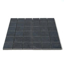 Dark Flow Matte Straight Joint 2x2 Porcelain Mosaics 12x12