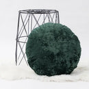 Dark grain velvet pillow cover living room decor by Decorbites