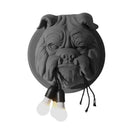 GobekUsa Bulldog Resin Wall Lamp for Stylish Home Decor Lighting