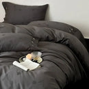 GobekUsa Egyptian Cotton Bedding Set Queen King Bed Linens Duvet Cover Pillowcase