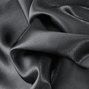 Dark gray imitation silk elastic band pillowcase set bedroom bedding by Decorbites