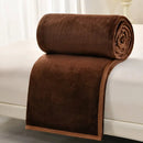 GobekUsa Cozy Flannel Blanket: Multi-Functional Sofa Cover for Adults