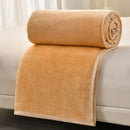 GobekUsa Cozy Flannel Blanket: Multi-Functional Sofa Cover for Adults