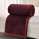 GobekUsa Cozy Flannel Blanket: Multi-Functional Sofa Cover for Adults